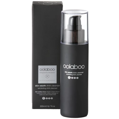 Oolaboo Skin Rebirth Exfoliating AHA Cleanser Phase 1 200ml