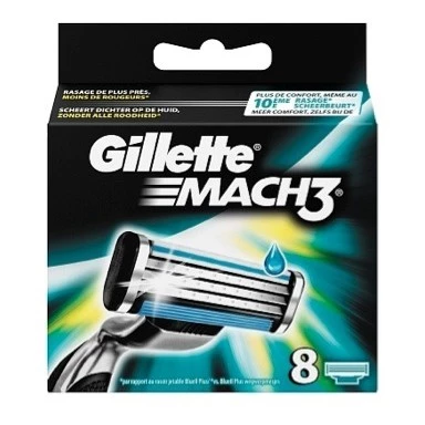 Gillette Mach3 Blades 8 pcs