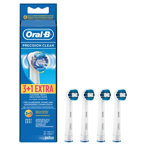 Oral-B Precision Clean Toothbrush Heads 4 pcs