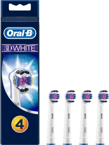 Oral-B 3D White Toothbrush Heads 4 pcs