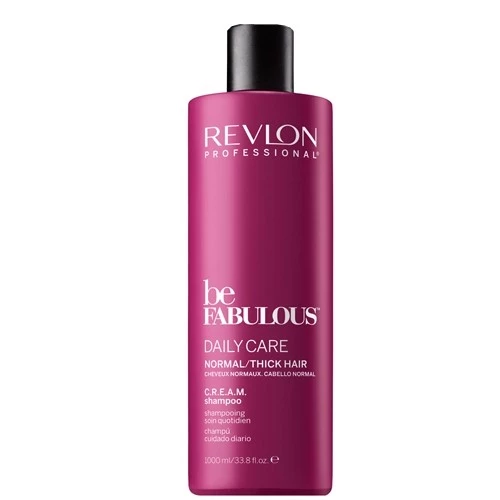 Revlon Be Fabulous Daily Care Normal/Thick Hair CREAM Shampoo 1000ml