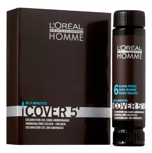 L'Oréal Professionnel Homme Cover5 3x50ml Nr. 4 - Braun