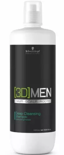 Schwarzkopf Professional 3D Men Deep Cleansing Shampoo 1000ml