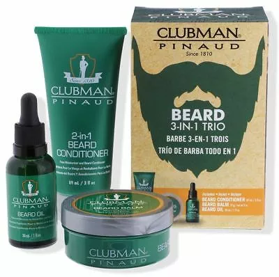 Clubman Pinaud Beard 3-in-1 Trio