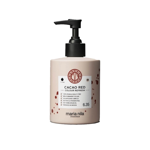 Maria Nila Colour Refresh Haarmasker 300ml 6.35 Cacao Red