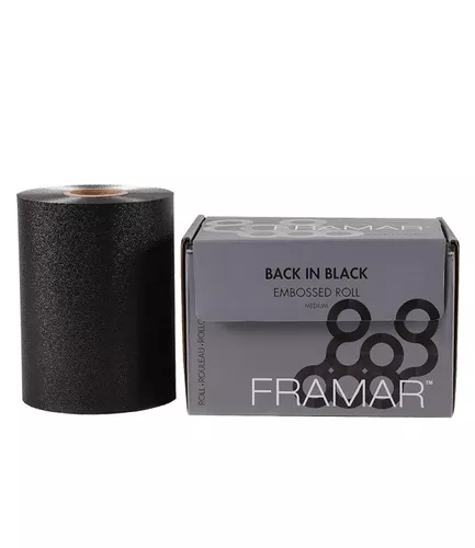 Framar Medium Foil Embossed Back In Black