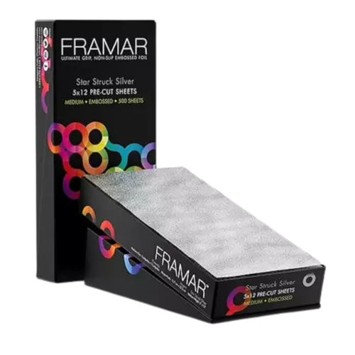 Framar Pre-Cut Foil Star Struck Silver