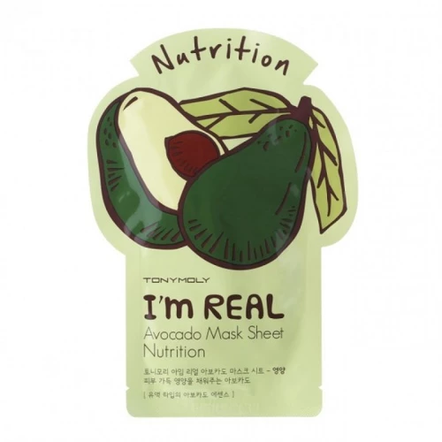 Tonymoly I'm Real Sheet Mask 1st I'm Real Avocado