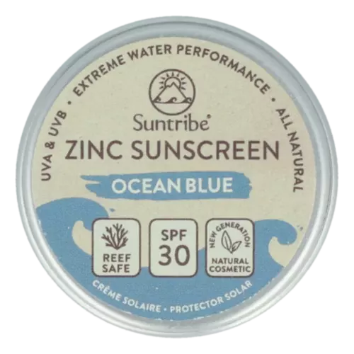 Suntribe Face & Sport Mineral Sunscreen SPF30 10gr Blue