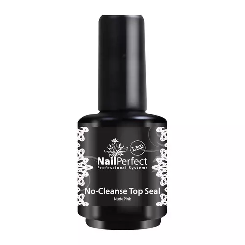 NailPerfect No-Cleanse Top Seal 15ml Nude Pink