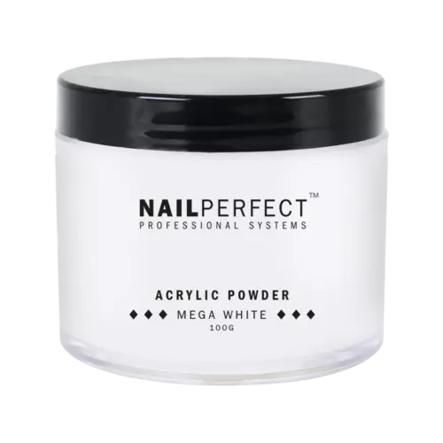NailPerfect Powder Mega White 100gr