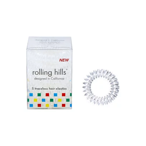 Rolling Hills Professional Hair Rings 5st Transparent