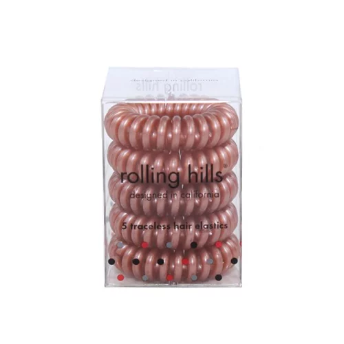 Rolling Hills Professional Hair Rings 5pc Bronze