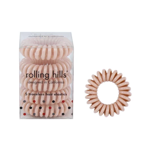 Rolling Hills Professional Hair Rings 5st Beige