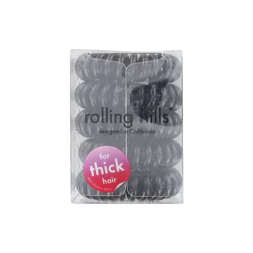 Rolling Hills Professional Hair Rings Stronger 5pc Black