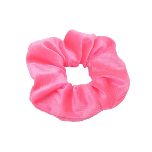 Salonline Scrunchie Velvet Bright Pink