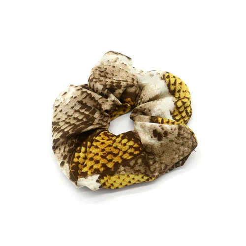 Salonline Scrunchie Animal Print Snake Yellow