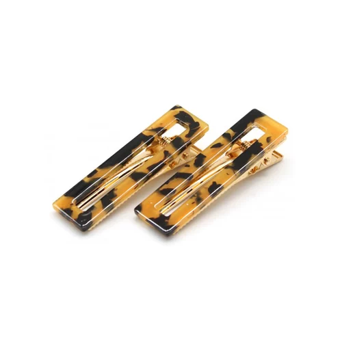 Salonline Hair Clips Classic Marble Brown