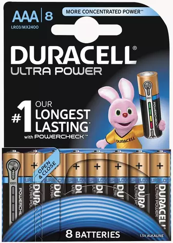 Duracell Ultra Power AAA Blister 8 stuks