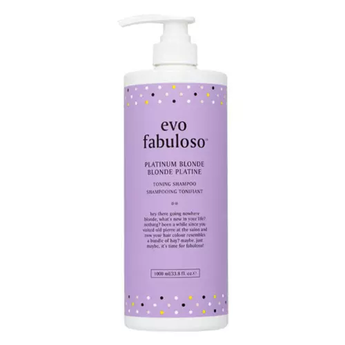 Evo Fabuloso Platinum Blonde toning Shampoo 1000ml