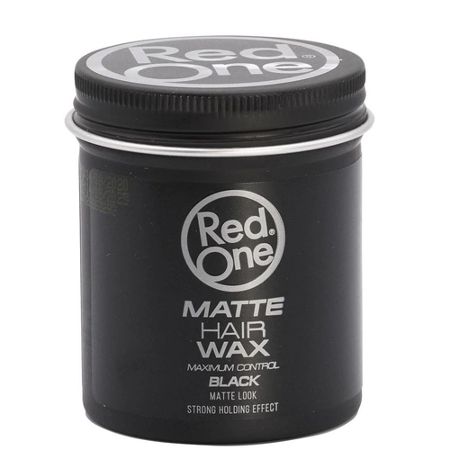 Red One Matte Hair Wax Black 100ml