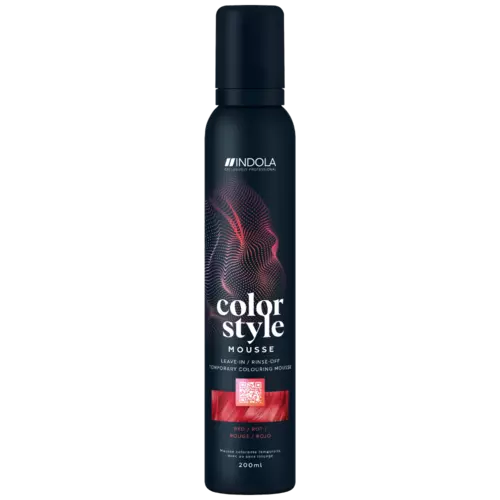 Indola Color Style Mousse 200ml Red