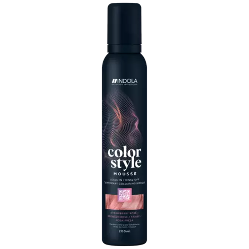 Indola Color Style Mousse 200ml Strawberry Rose