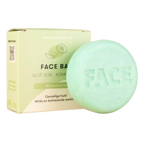 Shampoobars Face Bar  60g Aloë Vera - Komkommer