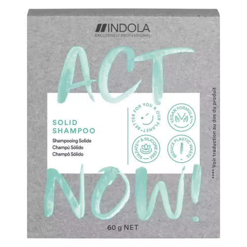 Indola Act Now! Solid Shampoo 60gr