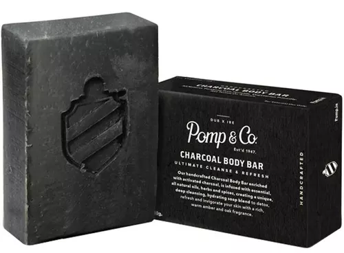 Pomp & Co Charcoal Body Bar 130g
