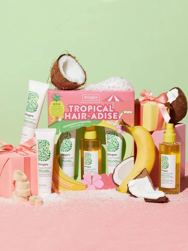 Briogeo Tropical Hair-Adise Nourishing Hydration Hair Care Kit