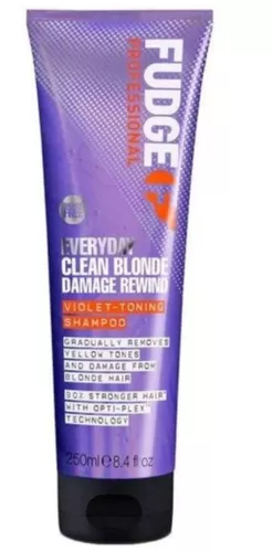 Fudge Everyday Clean Blonde Damage Rewind Violet-Toning Shampoo 250ml