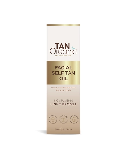 TanOrganic Facial Self Tan Oil Light Bronze 50ml