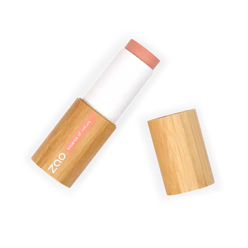 ZAO Bamboe Blushstick 10g 843 (Pearly Coral)