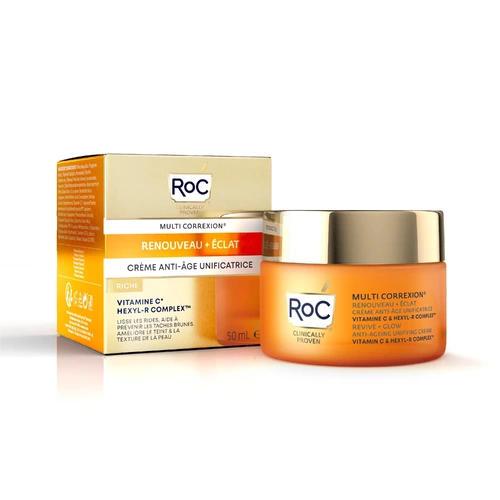 RoC Multi Correxion Revive+Glow Anti-Aging Unifying Cream Rich 50ml