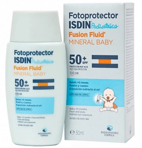 ISDIN Fotoprotector Pediatrics Fusion Fluid Mineral Baby SPF50+ 50ml