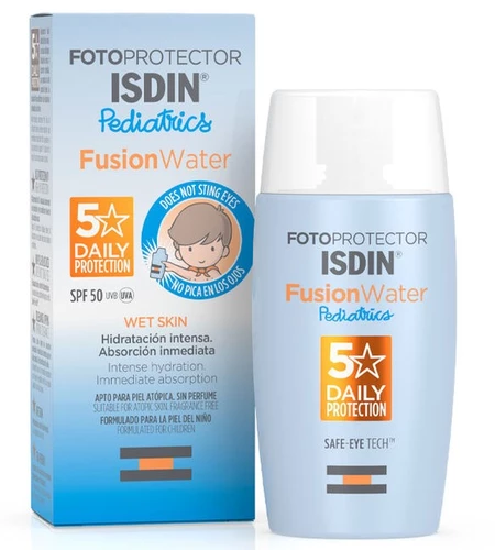 ISDIN Fotoprotector Pediatrics Fusion Water Facial Sunscreen SPF50 50ml 