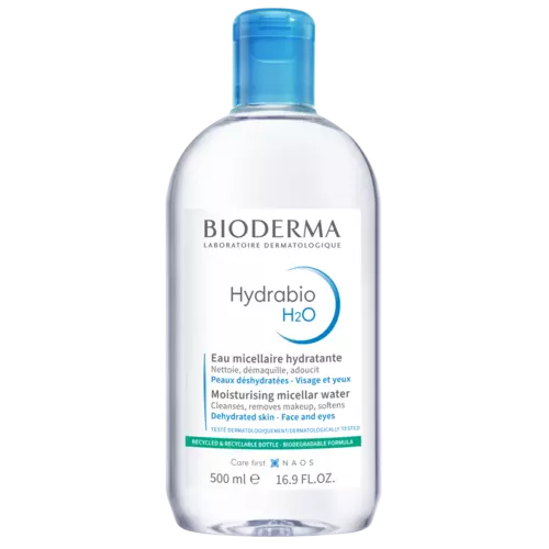 Bioderma Hydrabio H2O Moisturising Make-Up Removing Micelle Solution 500ml