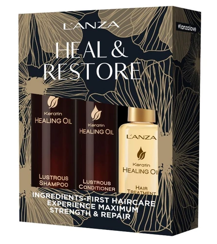 L'Anza Holiday Trio Box Keratin Healing Oil 