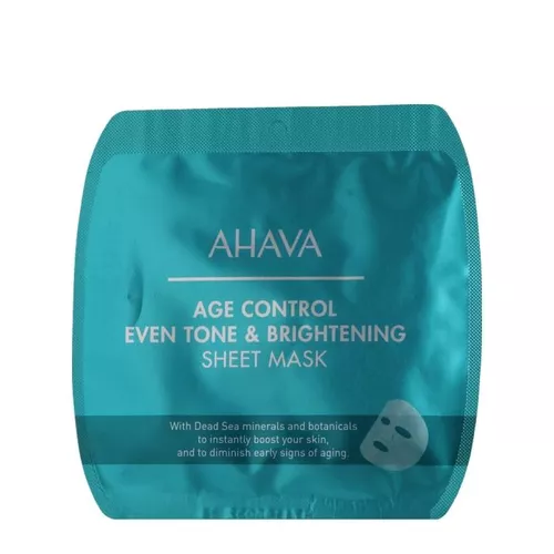 Ahava Age Control Even Tone & Brightening Sheet Mask 17gr