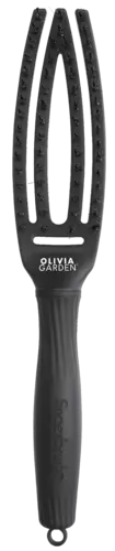Olivia Garden Fingerbrush Combo Full Black Small