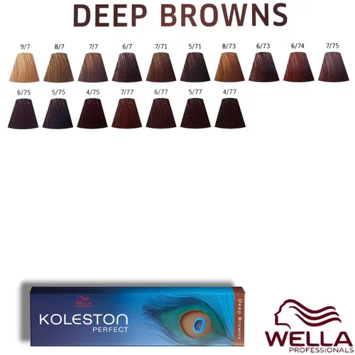 Wella Professionals Koleston Perfect - Deep Browns 60ml 4/77