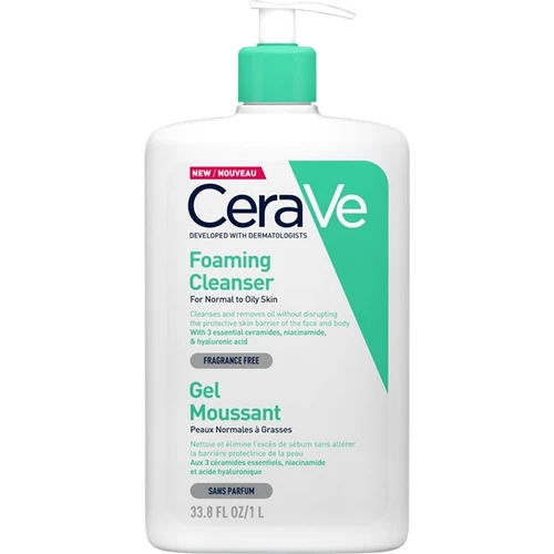 CeraVe Foaming Cleansing Gel 1000ml