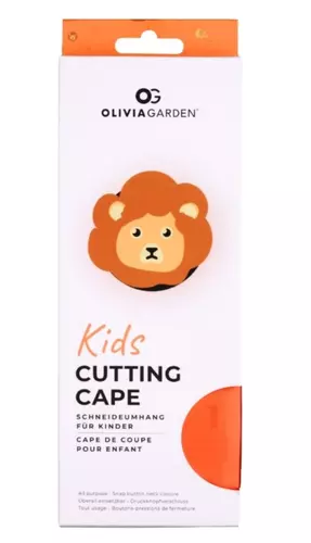 Olivia Garden Kids Cutting Cape Leo Orange