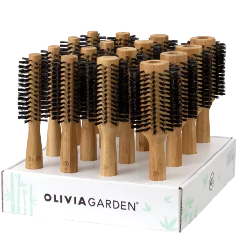 Olivia Garden Bamboo Touch Boar Display 16 pieces