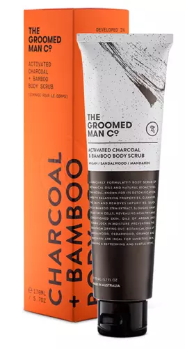 The Groomed Man Co. Activated Charcoal Body Scrub 170ml