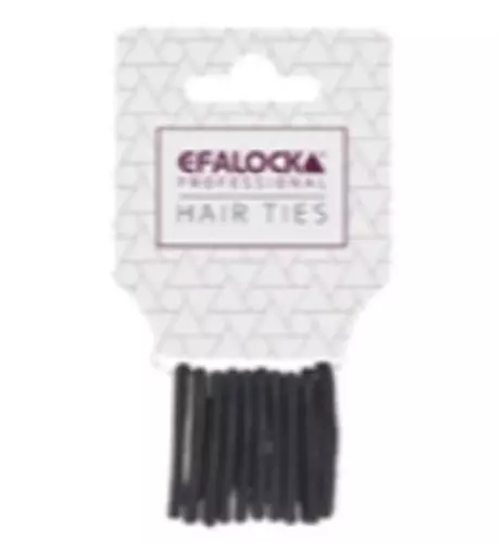 Efalock Hair Tie 25mm - 10 Pieces Black