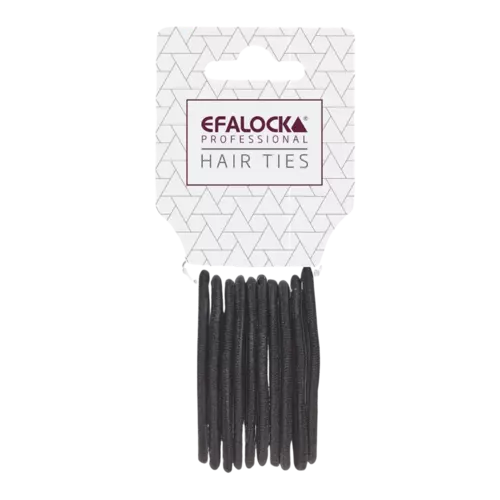 Efalock Hair Tie 25mm - 10 Pieces Brown