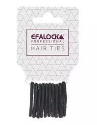 Efalock Hair Tie 50mm - 10 Pieces Brown