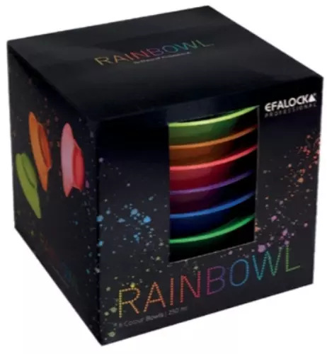 Efalock Colour Rainbowl Set - 6 pieces 250ml 